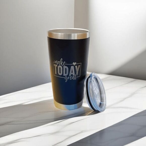 Personalized Tumbler -Make Today Great Tomorrow Needs you, Engraved Water Bottle - Picture 6 of 11